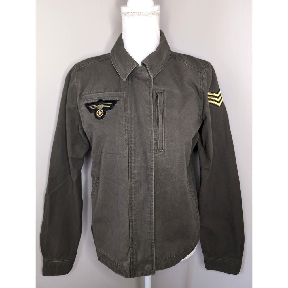 Duluth Trading Co Military Patch Utility Jacket XS